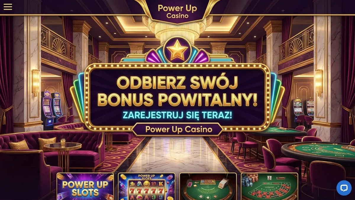 Rejestracja z bonusem w Power Up Casino